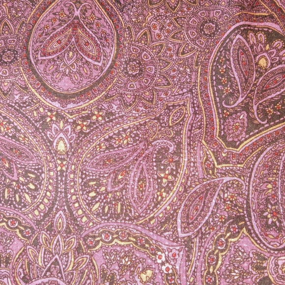 A‎ New Day Burgundy Wine Paisley Long Sleeve Tiered Midi Dress XXL NWOT - Picture 3 of 5